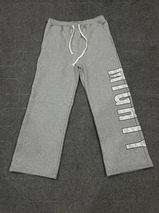 Manufacturer Custom Baggy Heavyweight Flare Wide Leg Sweat <b>Pant</b> Acid Wash Sun Faded French Terry Oversize Striped <b>Men</b> Sweatpants - Product Image 5