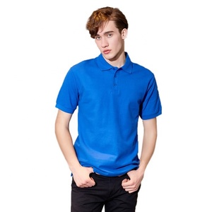 Camisetas Polo de Color Sólido para Hombre, 220 g/m², 100 % Algodón, Venta al por Mayor, Manga Corta, Logotipo Personalizado, Uniformes Casuales de Golf y Trabajo, Suministro al por Mayor - Product Image 1