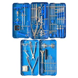 ชุดเครื่องมือผ่าตัดกระดูกสันหลัง CLASTY INSTRUMENTS ผลิตจากเหล็กกล้าไร้สนิมคุณภาพสูง ได้รับการรับรองมาตรฐาน CE สำหรับการแพทย์ - Product Image 1