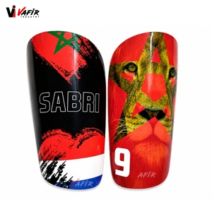 High Quality Soccer Shin Guards Professional Shin Protection Universal Fit Polyester Fiberglass Epoxy Thick <b>Waterproof</b> <b>Pads</b> - Product Image 3
