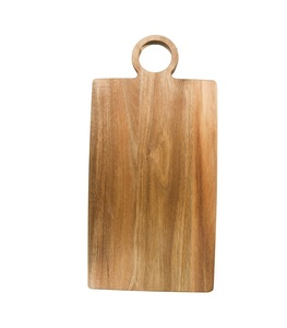 Planche à découper personnalisée en gros avec poignée, en bois d'acacia, pour aliments, fruits, légumes, utilisation en cuisine, hôtel, fête, restaurant - Product Image 1