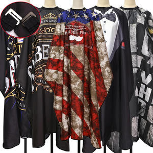 Cape de coiffure professionnelle Kobe Bryant Lakers, design basketball, résistante à l'eau, confortable, taille ajustable, en polyester - Product Image 4