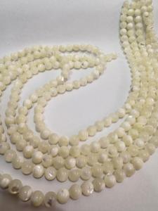 Perles d'eau douce blanches, forme ronde, naturelles, en vrac, qualité A, certifiées, emballage en vrac pour la fabrication de bijoux, collier, vente en gros - Product Image 3
