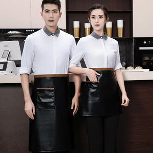 Delantal de Lona sin Mangas, Impermeable, Resistente al Aceite, Lavable, Clásico, Uniforme de Cocina para Camareros, Hombres y Mujeres, para Lavar Platos y Servicio de Alimentos - Product Image 2