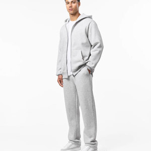 OEM Cotton Tracksuit Cotton Fleece Sweatsuit Factory Direct Production with Low MOQ Support - Product Image 4