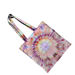 Best Eco-Friendly Custom Logo <b>Bags</b> With Canvas Material Tie Dye Cotton Handle And Beach Shopping Available at Wholesale - Product Image 2