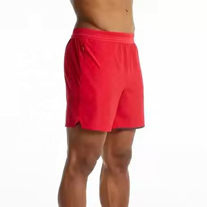 Men Athletic Workout Shorts Quick Dry Fitness Gym Training Running Shorts with Zipper Pocket <b>Elastic</b> Waist OEM Custom - Product Image 6