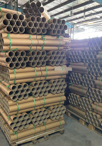 Disco Protector Redondo de Papel Kraft Reciclado Ecológico Ngoc Anh, Color Beige, con Orificio Central, para Protección de Embalaje - Product Image 3