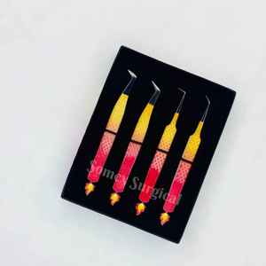 Pinzas de Alta Calidad con Punta de Fibra para Pestañas, de Acero Inoxidable y Almacenamiento en Múltiples Compartimentos, Pinzas para Injerto de Pestañas - Product Image 5