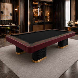 Table de billard de luxe édition spéciale Monarch |   Table de billard en feutre haute performance durable avec finition en cuir et daim - Product Image 2