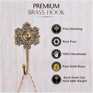 Perchero de Pared de Metal Contemporáneo con Doble Gancho, Resistente y de Gran Capacidad para Abrigos, Bolsos y Toallas - Product Image 2