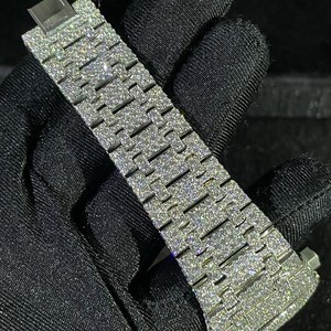 Reloj de Lujo Personalizado Hecho a Mano, Estilo Hip Hop Clásico Unisex, Mecánico Automático ETA, Acero Inoxidable, Cristal de Zafiro, 100 - Product Image 3