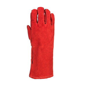 Guantes de Soldadura de Cuero Vacuno Resistentes al Calor, de Alta Calidad y Precio Económico, para Trabajo Industrial, para Adultos - Product Image 4