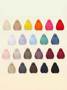 H5580 Sudaderas con Capucha de Alta Calidad para Hombre y Mujer, Personalizadas con Estampado, Bordado y Pedrería, Mezcla de Algodón de 380 Gsm, Venta al Por Mayor - Product Image 2