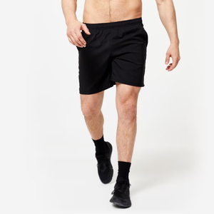 Nouveaux shorts d'été personnalisés pour hommes en mélange polyester-coton, décontractés, écologiques, pour la gym et la course, unis, légers et coupe-vent - Product Image 2