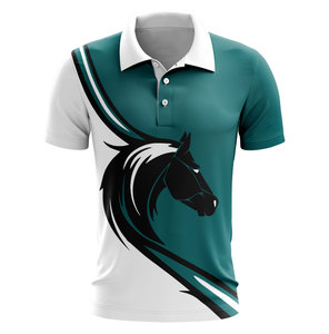 Polos unisexes de qualité supérieure, sublimation, grandes tailles, anti-rides, légers, couleur personnalisée, logo sur le devant - Product Image 3