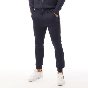 Men's Black Full Length Tracksuit Solid Color Breathable <b>Polyester</b> Autumn Casual Wear Stand Collar <b>Jogger</b> Set - Product Image 6