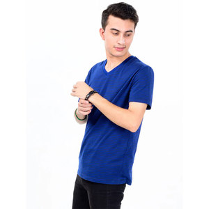 Camiseta de Manga Corta con Cuello en V para Hombre, Estilo Casual para el Día a Día, para Clima Cálido, Primavera y Verano, Fabricante OEM ODM, Venta al Por Mayor - Product Image 5