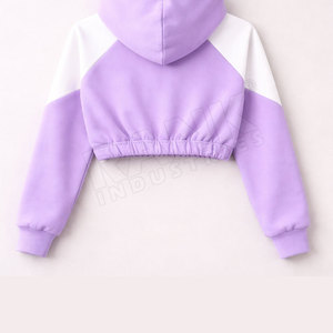 Sudaderas con Capucha para Mujer, Material Ecológico, Ropa Casual Elegante, Suministro al por Mayor, Sudaderas Cortas con Capucha para Mujer - Product Image 4
