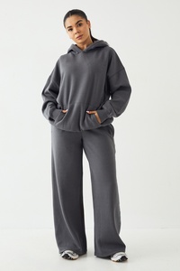 Sweat-shirt à capuche oversize pour femme, pull décontracté en molleton doux, streetwear tendance, vente en gros personnalisée, tenue pour femme - Product Image 6