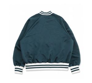 Chaqueta Universitaria de Béisbol para Hombre, Personalizada con Logotipo, Tejida de Invierno, Satinada, Brillante, Lisa, Sostenible, de Alta Calidad, Impermeable - Product Image 2