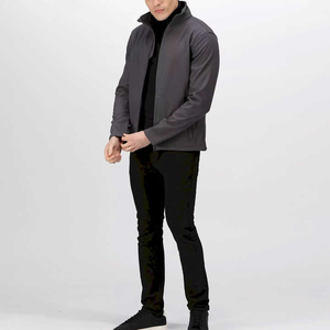 <b>Men's</b> Customizable Polyester Softshell Hooded <b>Jacket</b> Breathable Warm Winter <b>Long</b> Clothing High Street Average Price - Product Image 3