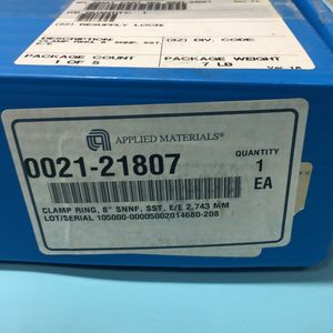 AMAT 0021-21807 ZLS CLAMP RING, 8" SNNF, SST, E/E - Équipements et pièces semi-conducteurs d'occasion de renommée mondiale à vendre sur - Product Image 6