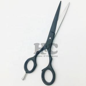 Nouveaux ciseaux de coiffeur noirs en gros ciseaux de coiffure japonais en acier inoxydable ciseaux de coiffeur emballage Logo durable - Product Image 1