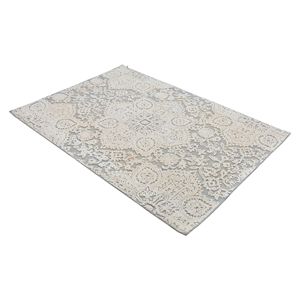 Alfombra artística de lana hecha a mano con contornos, alfombra grande de pelo corto para sala de estar - Product Image 2