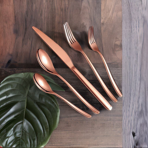 Sustainable Premium Stainless Steel <b>Flatware</b> Set with Mirror Polished Finish Fork Spoon Knife Biodegradable Cutlery At Low Price - Product Image 1