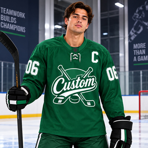 Maillot de hockey sur glace personnalisé, lettres et numéros brodés, vêtements de sport pour entraînement et matchs, maillot de hockey à manches longues - Product Image 2