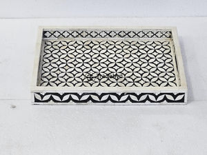 Bandeja de Servir de Lujo Hecha a Mano con Incrustaciones de Hueso, Adorno Decorativo para Mesa de Centro, Estilo Premium para el Hogar por Tradebyd - Product Image 5