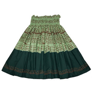 Falda Maxi Hawaiana Bordada con Flores para Mujer, Estilo Tropical, Ligera y Fluida, Ideal para Vacaciones en la Playa - Product Image 3