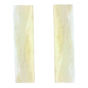Manches de couteau en corne de buffle naturelle sculptée, haute qualité, écologiques, motif lettres d'amour, animaux, religieux - Product Image 3