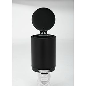Cestino per Rifiuti Rotondo da 3L con Pedale in Acciaio Inox e Secchio Interno Rimovibile per Uso in Bagno - Product Image 5