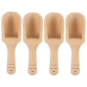 Juego de Cucharas de Café de Madera, Diseño Clásico, Mango Largo, Ecológico, Duradero, Acabado Espejo, para Granos de Café y Almacenamiento de Sal - Product Image 2