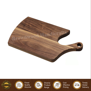 Fabriqué en Inde, qualité excellente, best-seller, planche à découper en bois d'acacia naturel fini pour restaurant et cuisine - Product Image 3