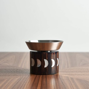 Quemador de Incienso de Lujo con Diseño de Fase Lunar en Madera y Metal, con Cilindro Decorativo Celestial, Ideal para Regalo de Ramadán y Eid - Product Image 2