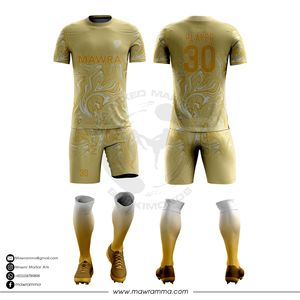 Tenue de football personnalisée de qualité supérieure, design sublimé, fabrication directe, ensemble de maillots de football haut de gamme pour clubs et équipes - Product Image 6