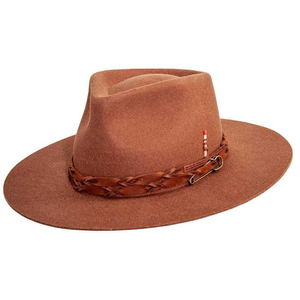 Customized Brand Unisex Black Leather Striped Cowboy <b>Hat</b> Brown Leather <b>Band</b> Casual Beach Style Adult Four Seasons Fit HN-3031 - Product Image 3