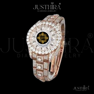 Montre Hip-Hop de Luxe en Argent 925 avec Diamants Moissanite, Mouvement Étanche, Idéale pour Fiançailles, Fêtes et Mariages - Product Image 5