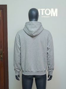 เสื้อฮู้ดซิปผ้าฟลีซสำหรับฤดูหนาว ขายดี กำลังเป็นที่นิยม มีฉลากสั่งทำได้ วัสดุคุณภาพดี ราคาถูก รับผลิตแบบ OEM ระบายอากาศได้ดี ขายส่งสำหรับผู้ชาย - Product Image 2