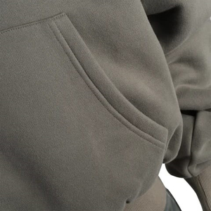 Zip-Up Hooded Oversized Hoodies <b>Sweatshirts</b> <b>Tie</b> <b>Dye</b> Front Design Streetwear 100% Cotton Fleece Fall Winter Fashion - Product Image 4
