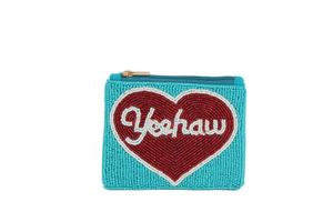 Nouvelle pochette à monnaie artisanale brodée à la main, motif Cœur Américain, style mariée, mini sac à fermeture éclair pour festival USA - Product Image 5