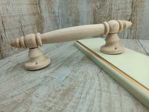 Premium handcrafted wooden <b>door</b> <b>handles</b> in natural wood, durable stylish design perfect for home decor and furniture use. - Product Image 2