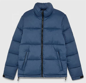 Blouson matelassé oversize premium pour homme avec fermeture éclair, chaud pour l'hiver, personnalisable, imperméable, haute qualité, broderie frontale, coupe-vent - Product Image 5
