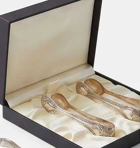 <b>Vintage</b> Silver Plated Tea Spoon Set With Long Handle <b>Mirror</b> Polish Durable Design For Wedding Occasions - Product Image 6