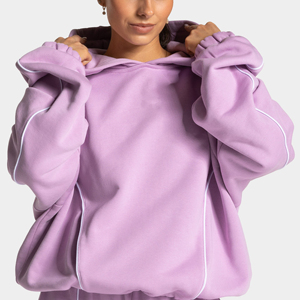 Sudaderas con Capucha para Mujer, Transpirables, Casuales, de Invierno, con Logotipo Frontal Personalizado, Colores y Diseños a Elección, Patrón Sólido, Venta al Por Mayor - Product Image 6