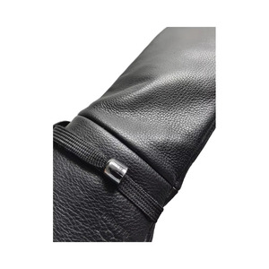 Leather Wrist Length Mittens Thermal Unlined Plain Style Daily Use Winter Home - Product Image 5