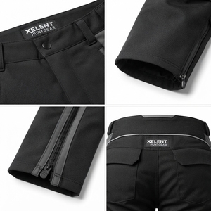 Pantalon de moto en textile Cordura 600D personnalisé OEM, imperméable, pour homme, pantalon de moto touring, Xelent Huntgear - Product Image 4
